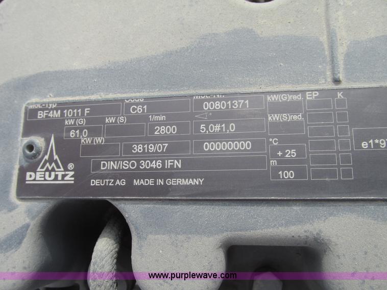 image for item G9879 2004 Hamm 3307P articulated pad foot roller