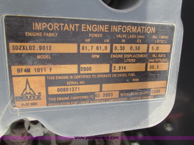 image for item G9879 2004 Hamm 3307P articulated pad foot roller