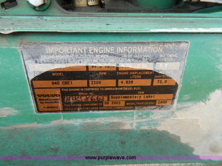 image for item H2308 2004 Volvo BL70 backhoe