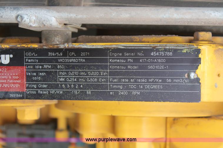 image for item H5502 1997 Komatsu WA180-3L wheel loader