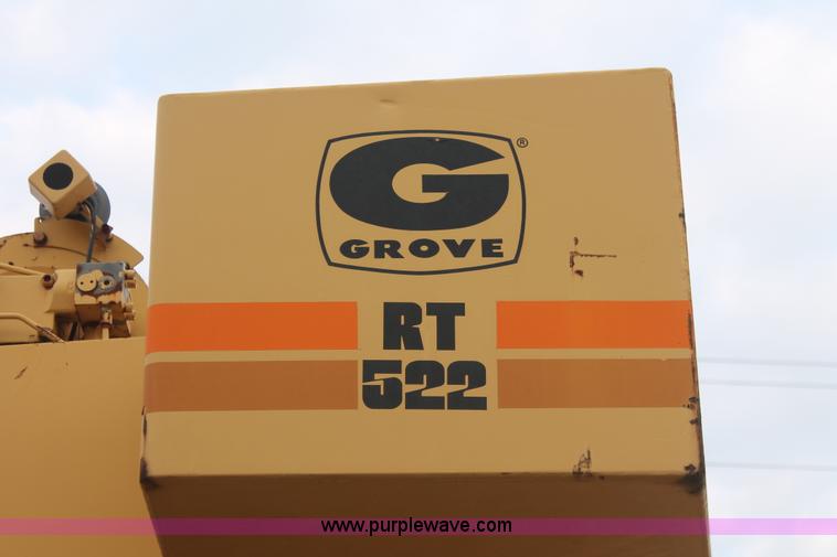image for item H5503 1985 Grove RT522 rough terrain crane