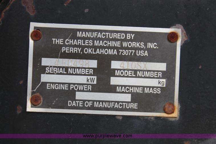 image for item H5974 1998 Ditch Witch 410SX vibratory cable plow