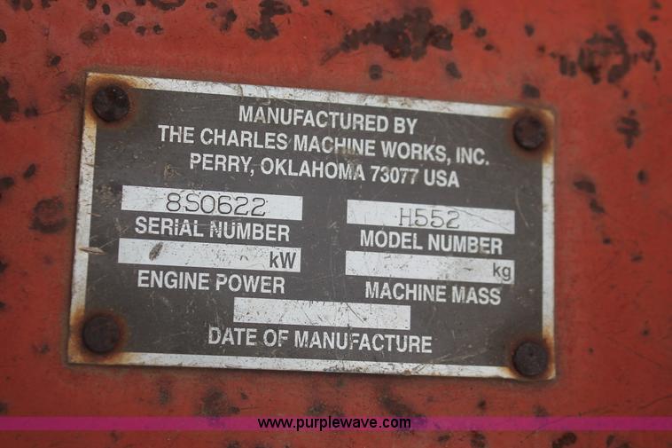 image for item H5975 1999 Ditch Witch 5700 trencher