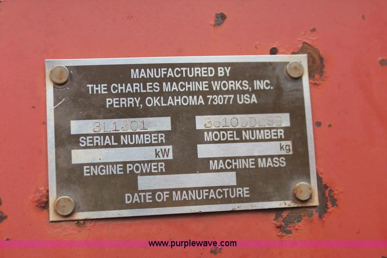 image for item H5993 1994 Ditch Witch 3610 trencher