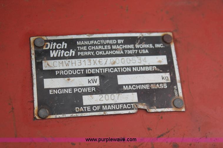 image for item H5994 2003 Ditch Witch 3700 trencher