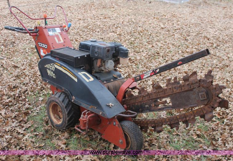 image for item H5996 2003 Ditch Witch 1330H walk-behind compact trencher