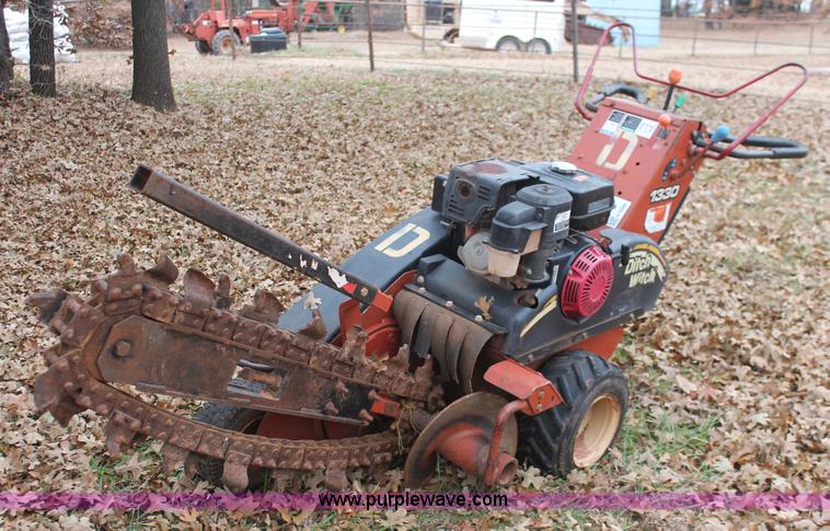 image for item H5996 2003 Ditch Witch 1330H walk-behind compact trencher