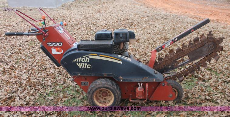 image for item H5996 2003 Ditch Witch 1330H walk-behind compact trencher