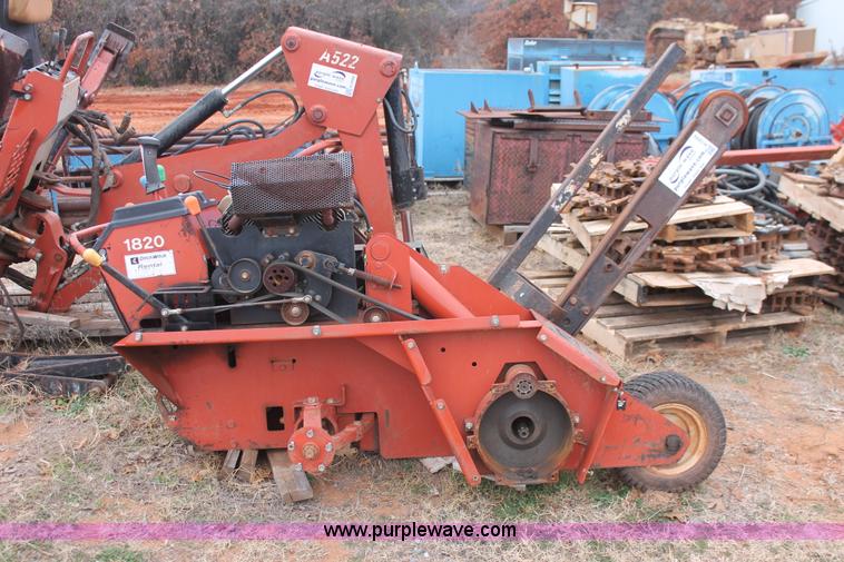 image for item H5999 2004 Ditch Witch 1820 trencher