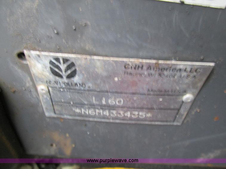 image for item H7679 2006 New Holland L160 Super boom skid steer