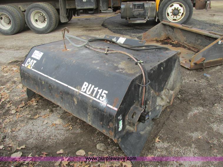 image for item H7681 Caterpillar BU115 skid steer broom