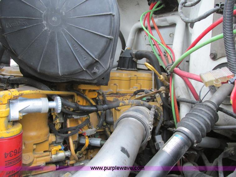 image for item H7687 2000 Ford F750 Super Duty XL Ext. Cab flatbed dump truck