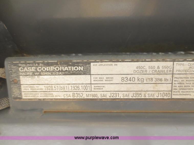 image for item I2132 1997 Case 550G LT dozer