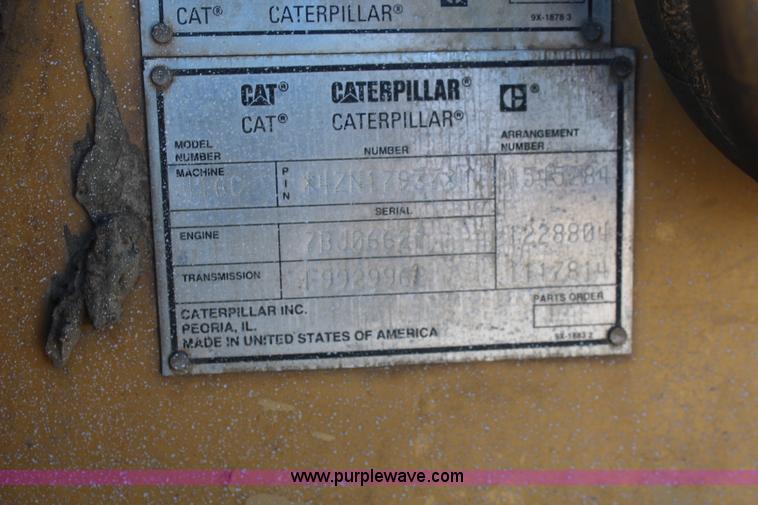 image for item I2398 1999 Caterpillar 416C backhoe