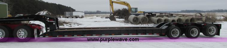 image for item I3817 1999 Trail King TK110HG lowboy trailer