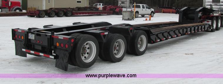 image for item I3817 1999 Trail King TK110HG lowboy trailer
