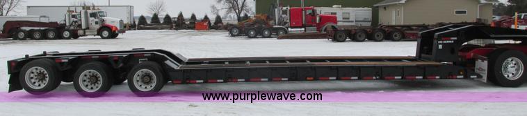 image for item I3817 1999 Trail King TK110HG lowboy trailer