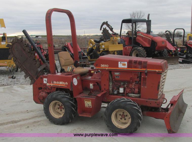 image for item J2336 1994 Ditch Witch 3610DD trencher