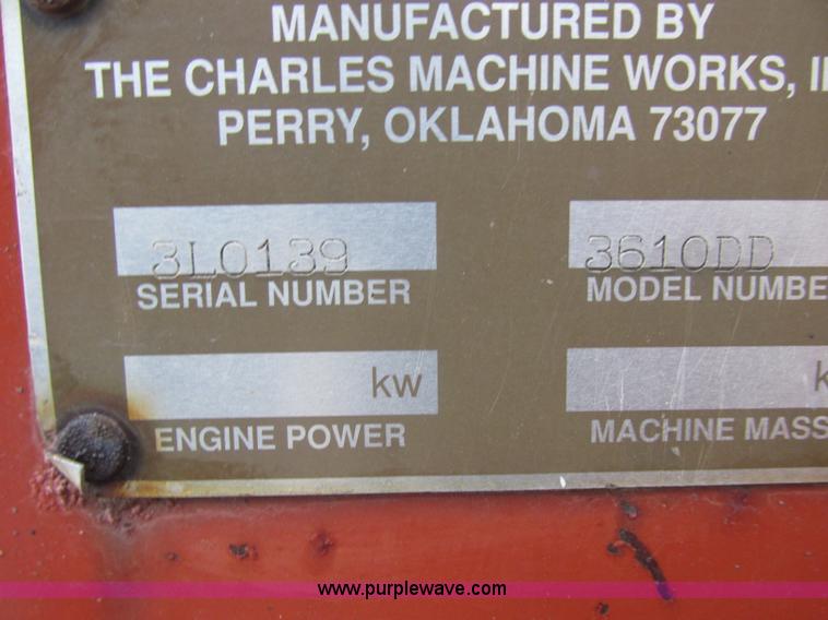 image for item J2336 1994 Ditch Witch 3610DD trencher