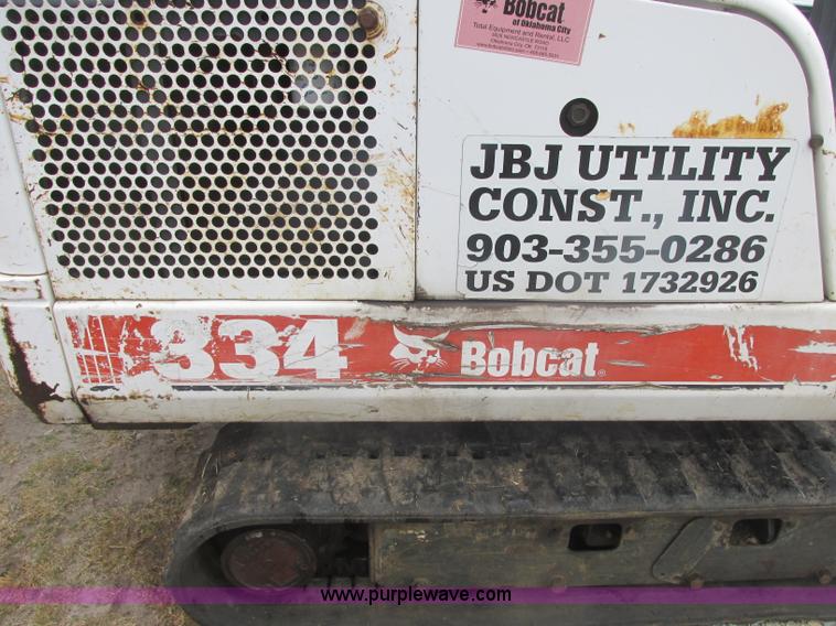 image for item J2345 1999 Bobcat 334 compact excavator