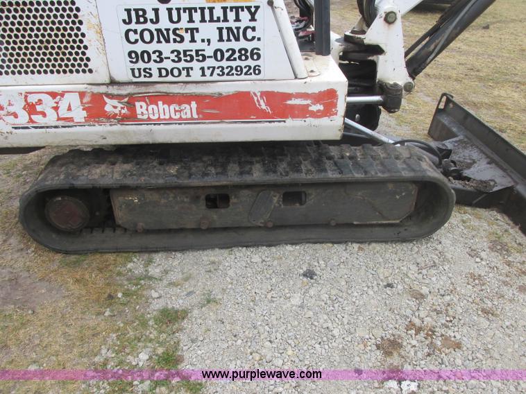 image for item J2345 1999 Bobcat 334 compact excavator