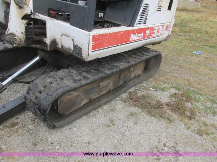 image for item J2345 1999 Bobcat 334 compact excavator
