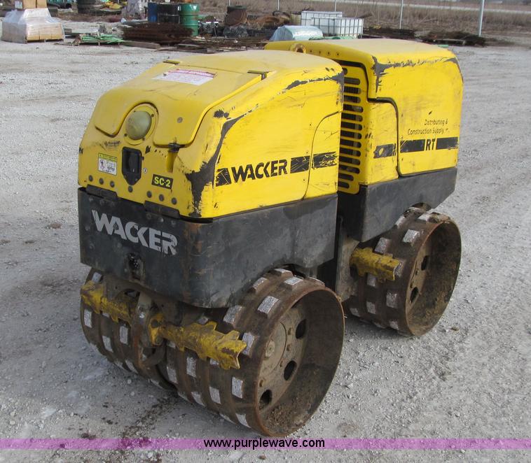 image for item J3346 2008 Wacker RT walk-behind vibratory pad foot compactor