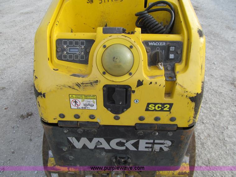 image for item J3346 2008 Wacker RT walk-behind vibratory pad foot compactor