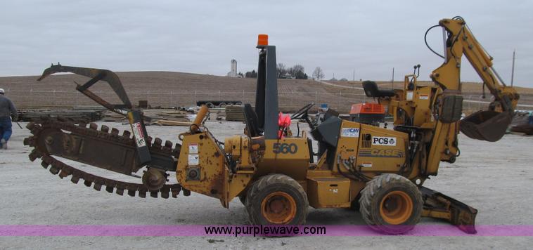 image for item J3347 1999 Case 560 trencher