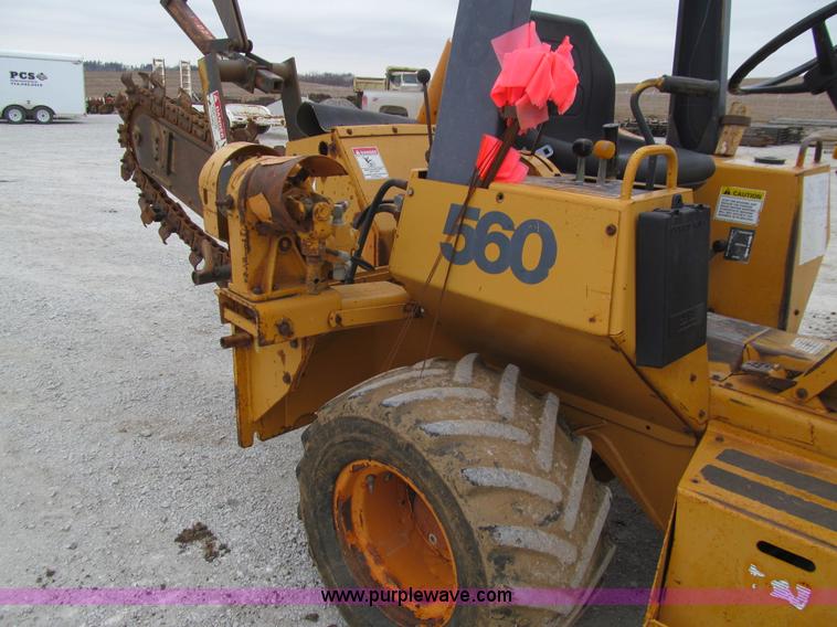 image for item J3347 1999 Case 560 trencher