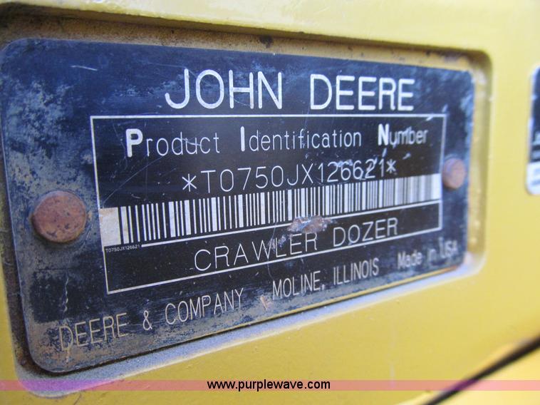 image for item J3354 2006 John Deere 750J LT dozer
