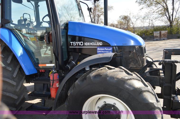 image for item Z9011 New Holland TS110 tractor