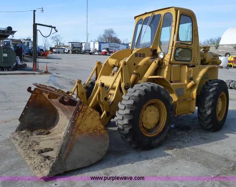 image for item Z9012 Caterpillar 922 wheel loader
