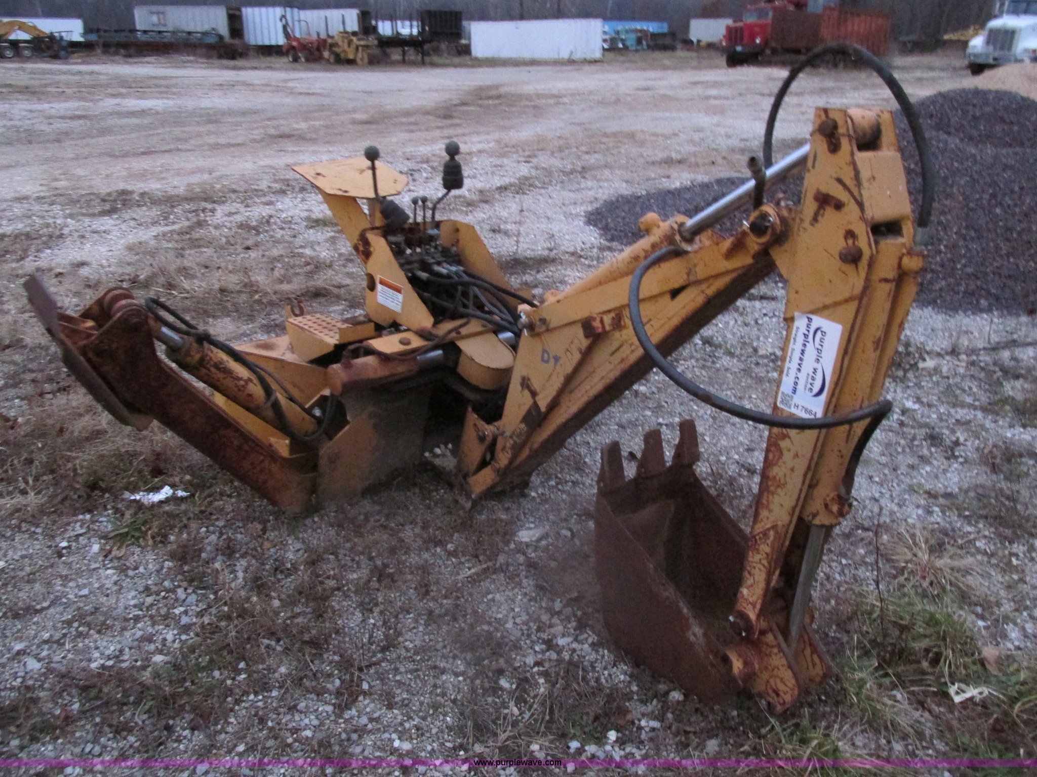 Case D100 skid steer backhoe in Wright City, MO Item H7664 sold