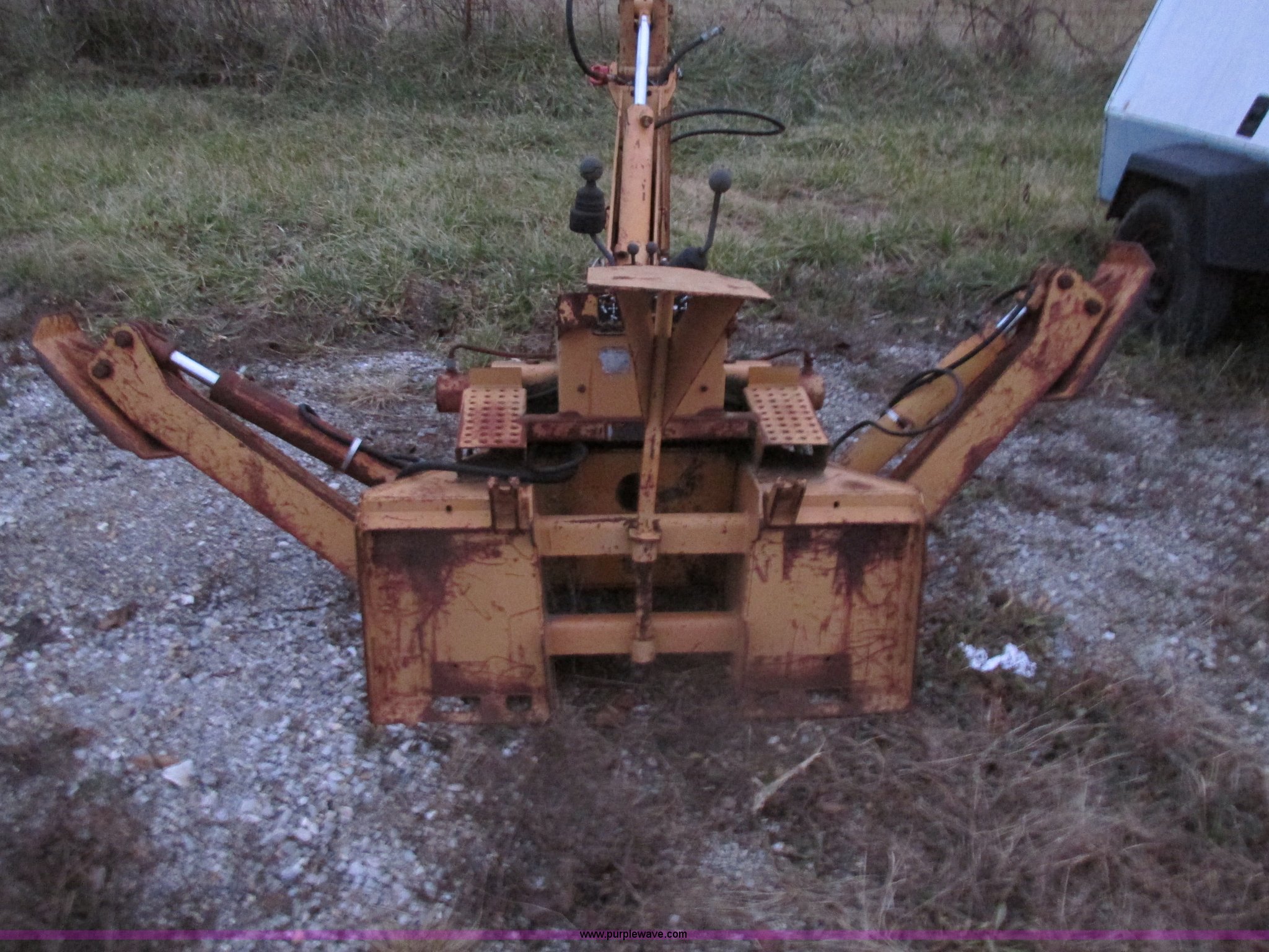 Case D100 skid steer backhoe in Wright City, MO Item H7664 sold