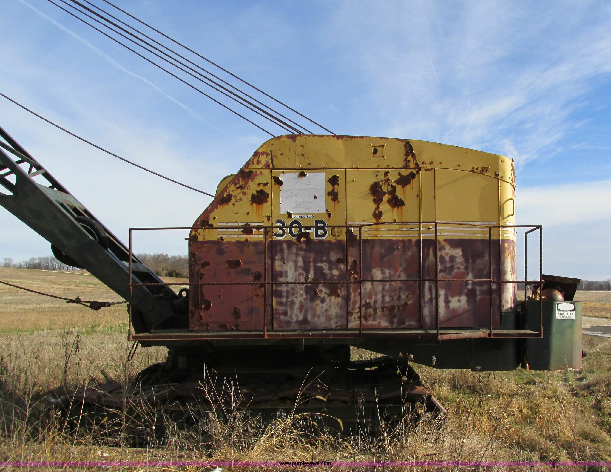 Bucyrus Erie 30B Series Two crane in Morrison, IL Item I4089 sold