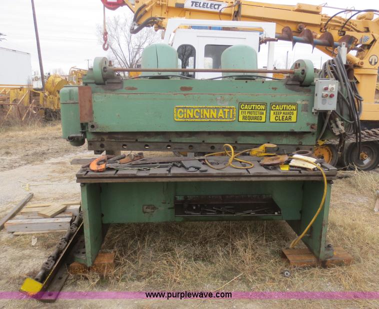 image for item D1292 Cincinnati 1806 mechanical sheer