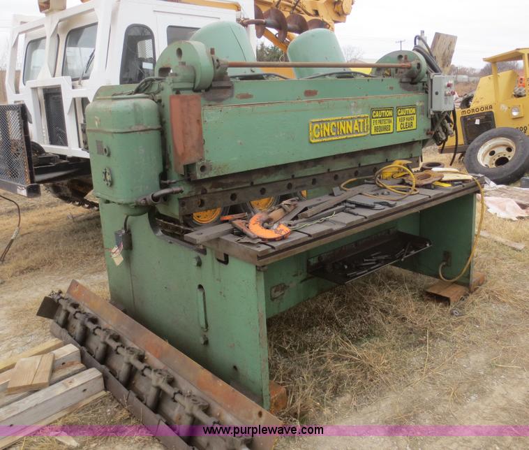 image for item D1292 Cincinnati 1806 mechanical sheer