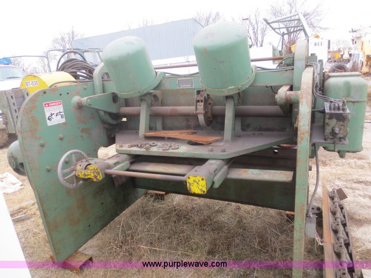 image for item D1292 Cincinnati 1806 mechanical sheer