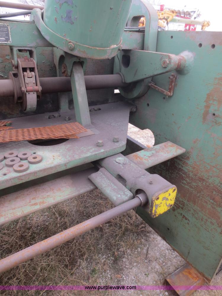 image for item D1292 Cincinnati 1806 mechanical sheer