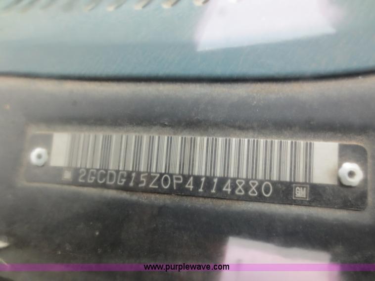 image for item D2224 1993 Chevrolet G10 van