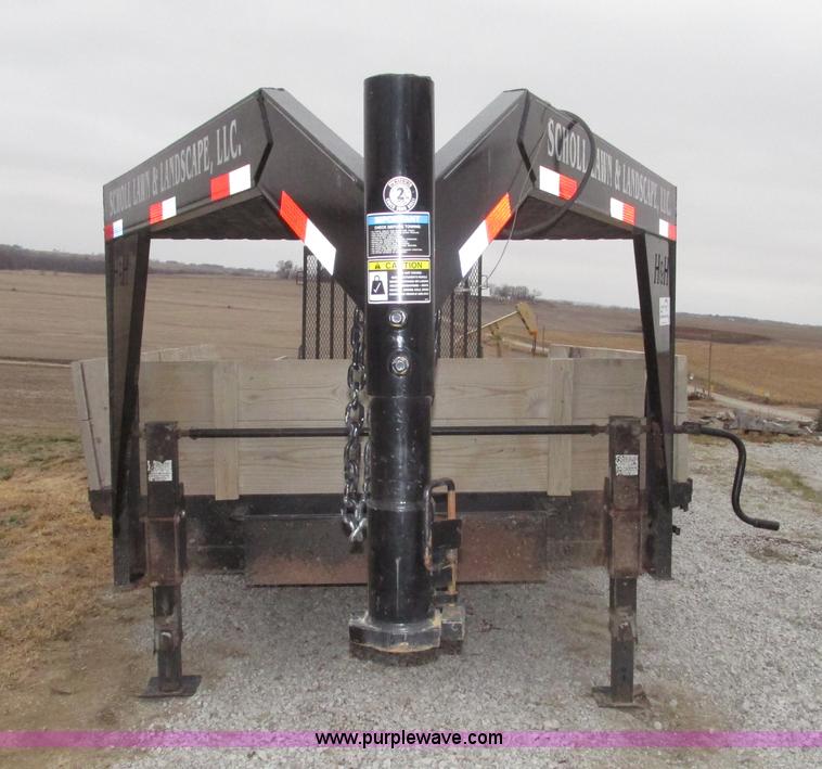 image for item G9863 2012 H&H gooseneck trailer