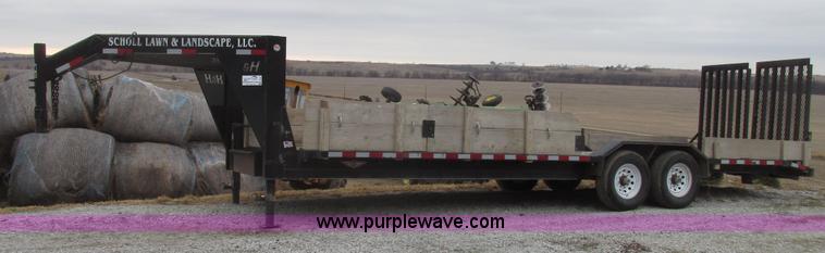 image for item G9863 2012 H&H gooseneck trailer
