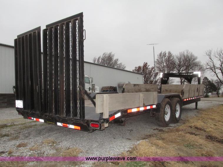 image for item G9863 2012 H&H gooseneck trailer