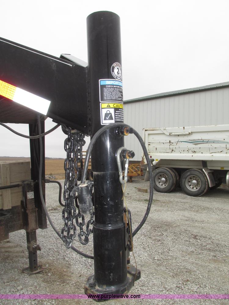 image for item G9863 2012 H&H gooseneck trailer