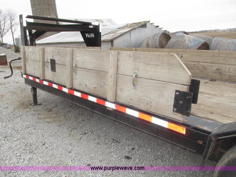 image for item G9863 2012 H&H gooseneck trailer