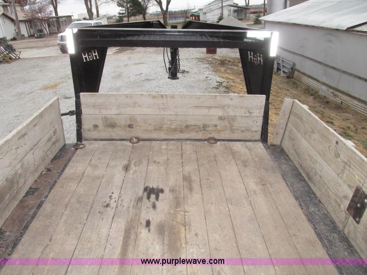 image for item G9863 2012 H&H gooseneck trailer