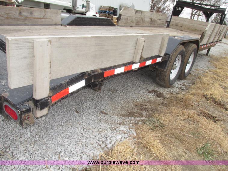 image for item G9863 2012 H&H gooseneck trailer
