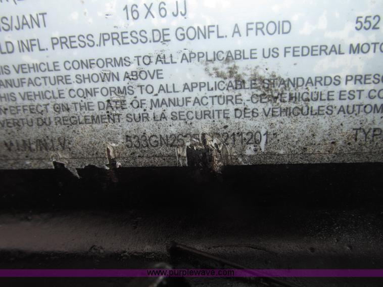 image for item G9863 2012 H&H gooseneck trailer