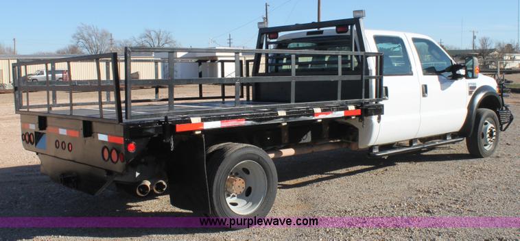 image for item H1681 2008 Ford F550 Crew Cab flatbed truck